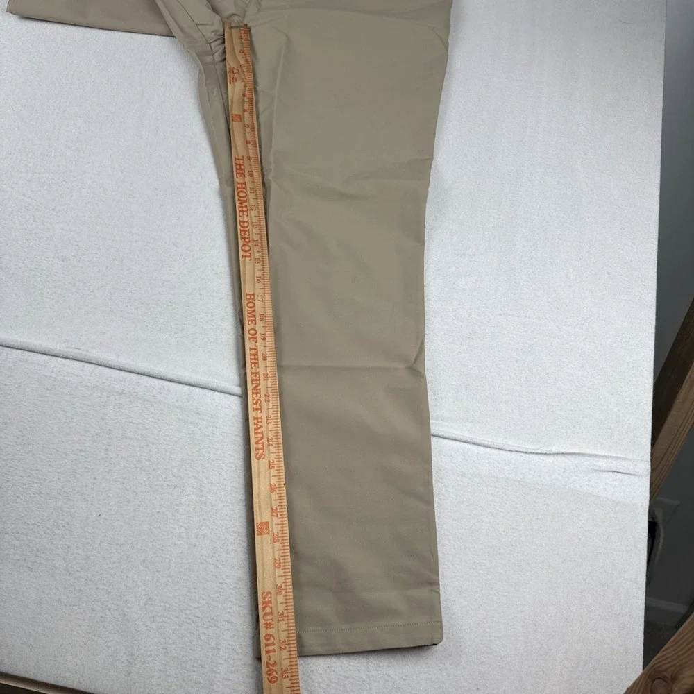 New! Lot of 2 Banana Republic Lightweight Flat front Pants 40*32 Black Beige